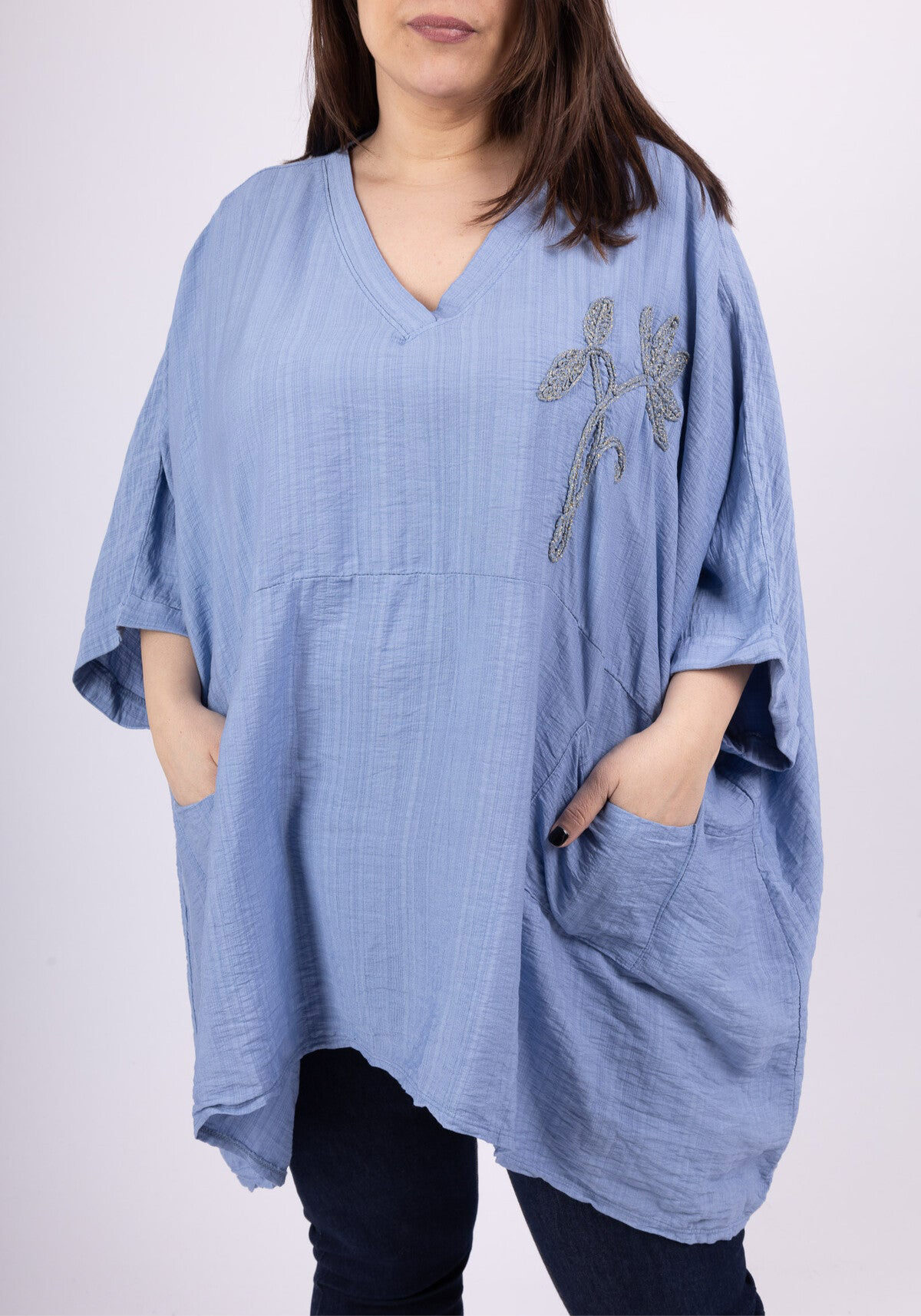 Tuniek flower BEIGE