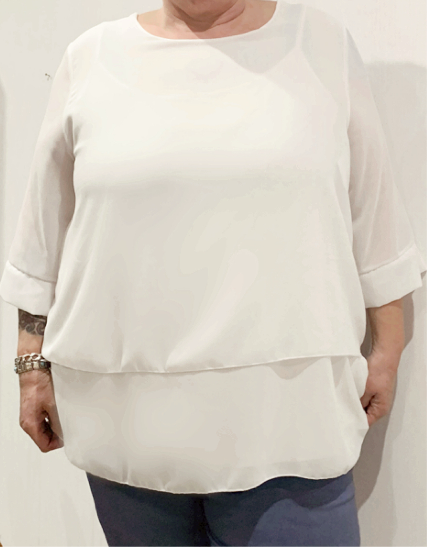 Tuniek Carly WIT