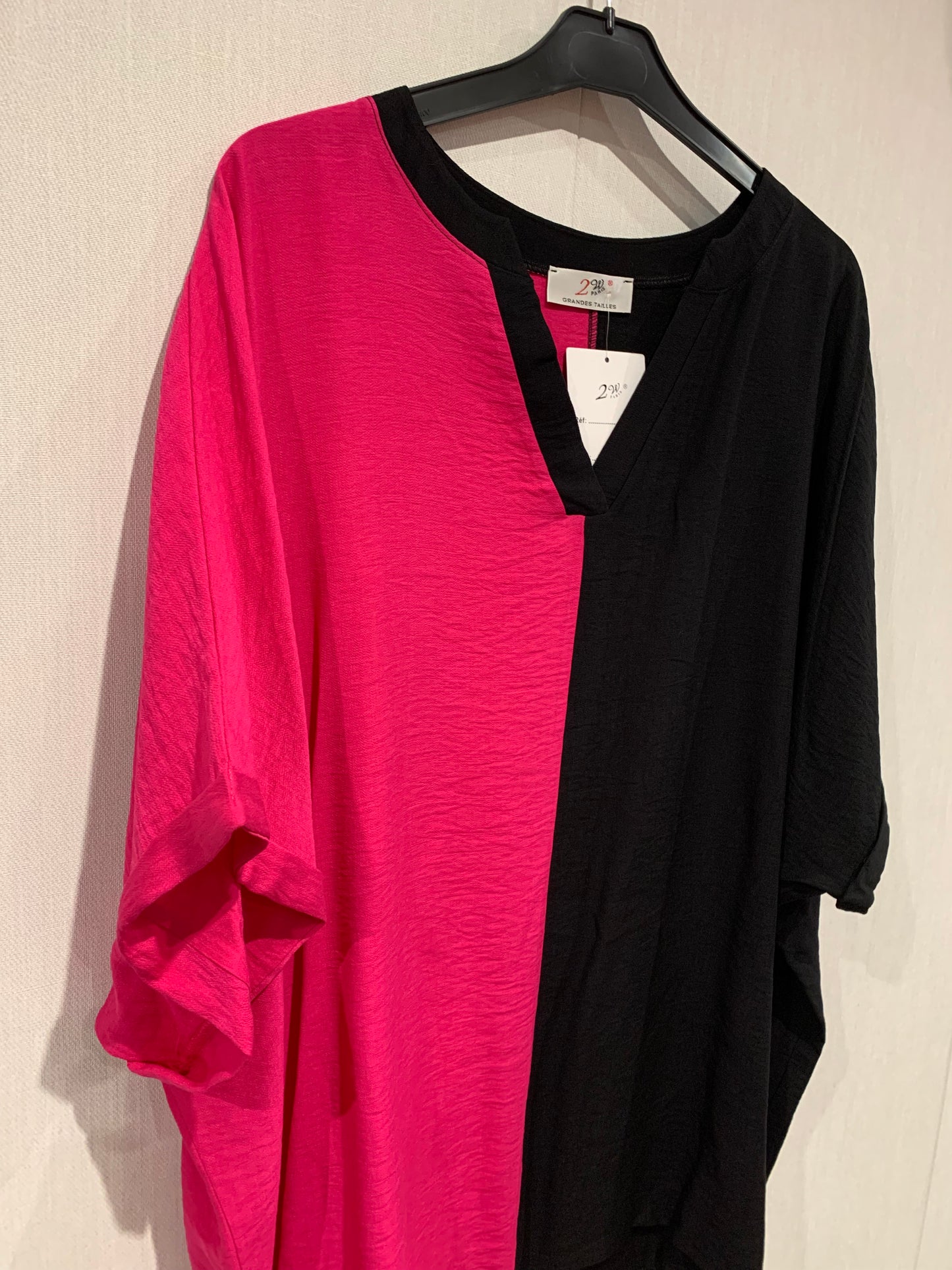 Top Noa ZWART/ROZE