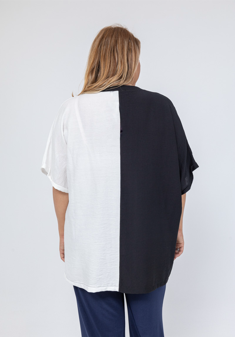 Top Noa ZWART/WIT