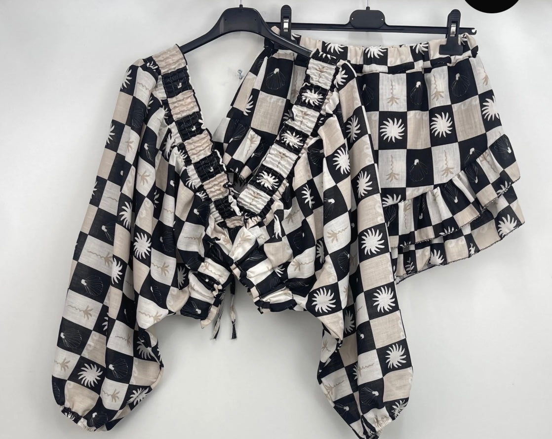 Setje Shell & Palm diverse kleuren