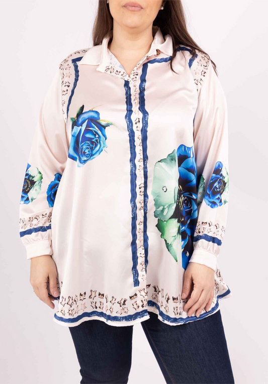 Blouse roos
