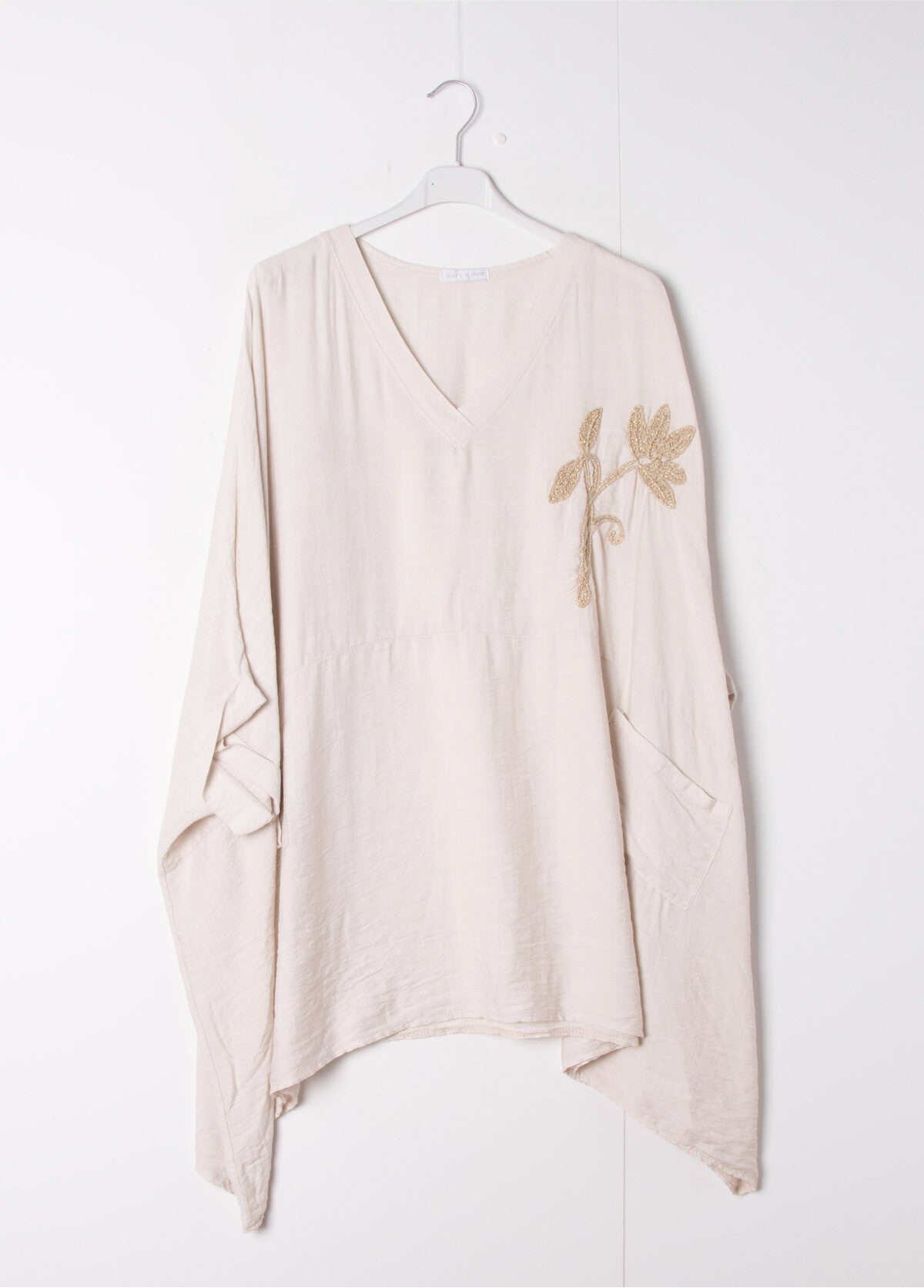 Tuniek flower BEIGE