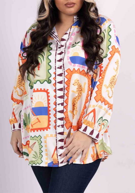 Blouse tropical