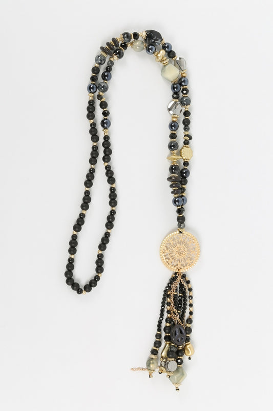 Ketting Mandala ZWART