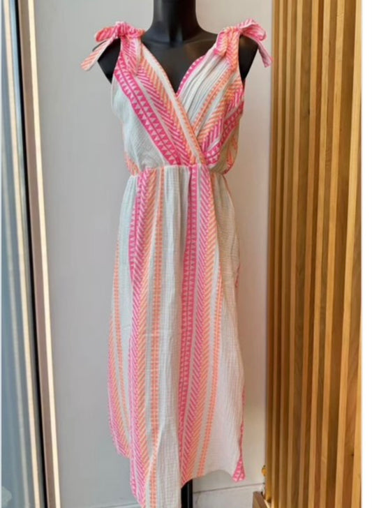 Jurk neon plus size